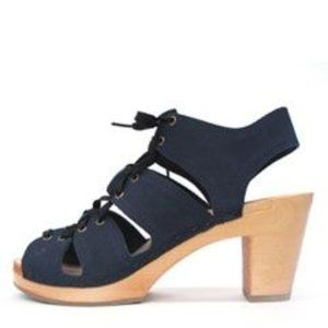 No. 6 Lace-Up Corset Clogs (cute + comfy sandals)